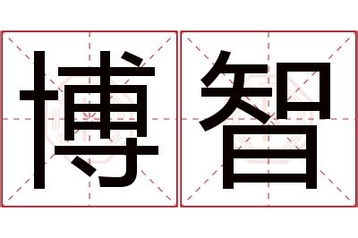 智名字意思|名字分析